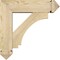 Ekena Millwork Imperial Arts and Crafts Rough Sawn Bracket w/ Offset Brace, Douglas Fir, 6"W x 20"D x 20"H BKT0604X20X20IMP03RDF - alternate 2